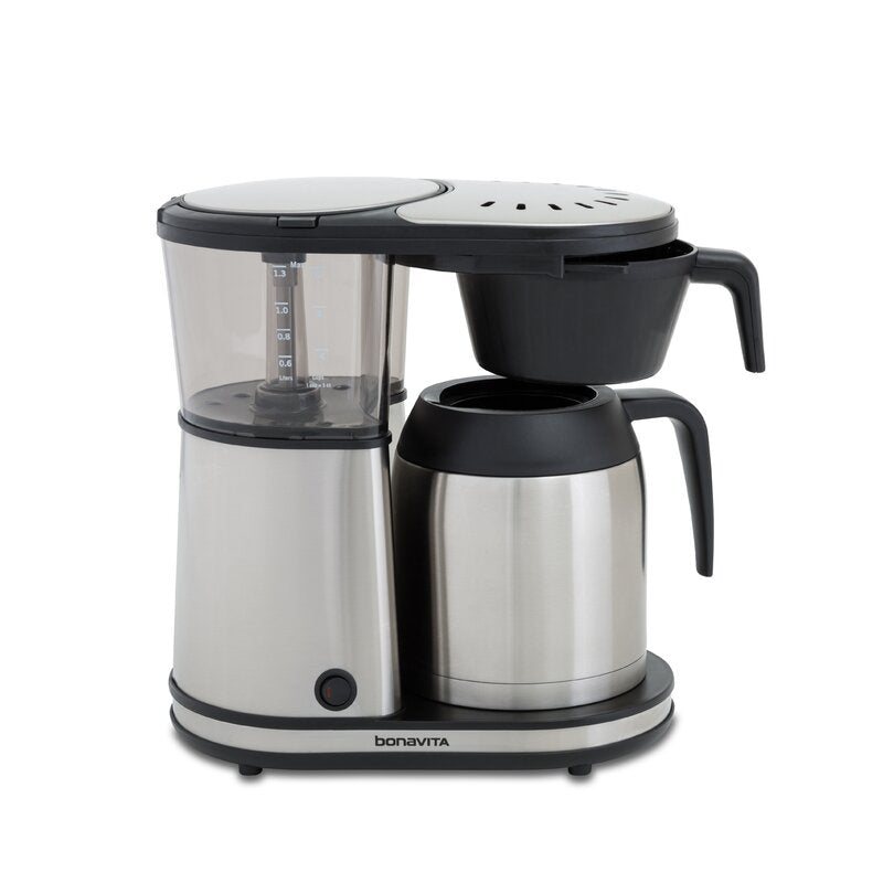 Bonavita Connoisseur 8-Cup One-Touch coffee brewer with double-wall stainless thermal carafe